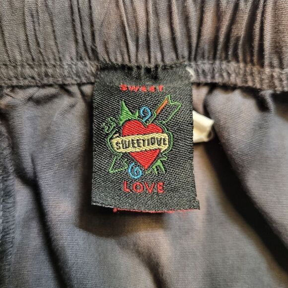 Sweet Love Y2K  Gray Tie Dye Strapless Ruffle Dress Grunge Whimsigoth - Picture 7 of 9